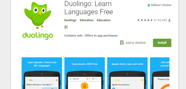 Aplikasi Duolingo