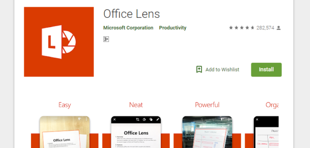 Aplikasi Office Lens