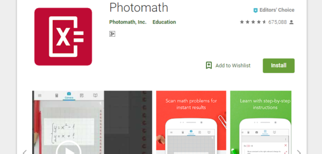 Aplikasi Photomath