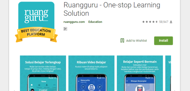 Aplikasi Ruangguru