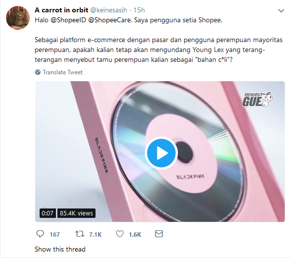 Young Lex Guyon Kalau Foto Lisa BLACKPINK Jadi Bahan Masturbasi, Warganet Geram Cewek Direndahkan 7 Young Lex Guyon Kalau Foto Lisa BLACKPINK Jadi Bahan Masturbasi, Warganet Geram Cewek Direndahkan