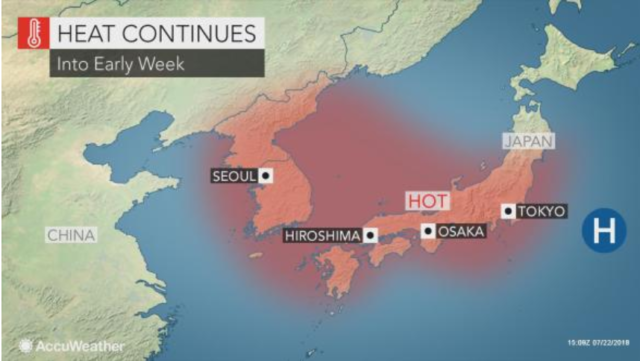 Cuaca di Jepang lagi Panas-panasnya, Bahkan Sampai Mencapai 40 Derajat Celcius! Ada Apa ya?
