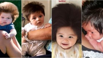 Gemesin Banget, 15 Potret Bayi dengan Rambutnya yang Super Lebat. Pas Hamil Ibunya Ngidam Apa, Ya?