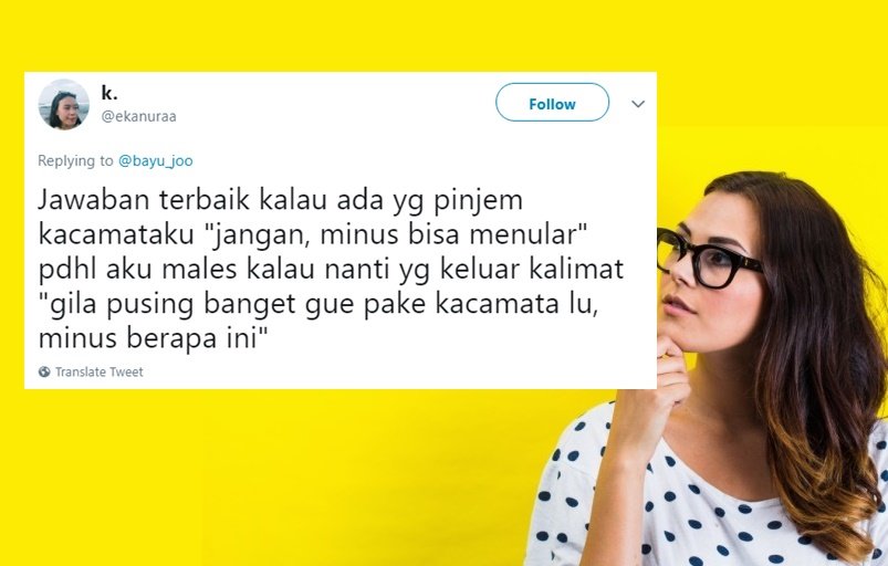 Beginilah Suka Duka dari Warganet sebagai Pemakai Kacamata. Terlihat Miris, Tapi Kocak Juga