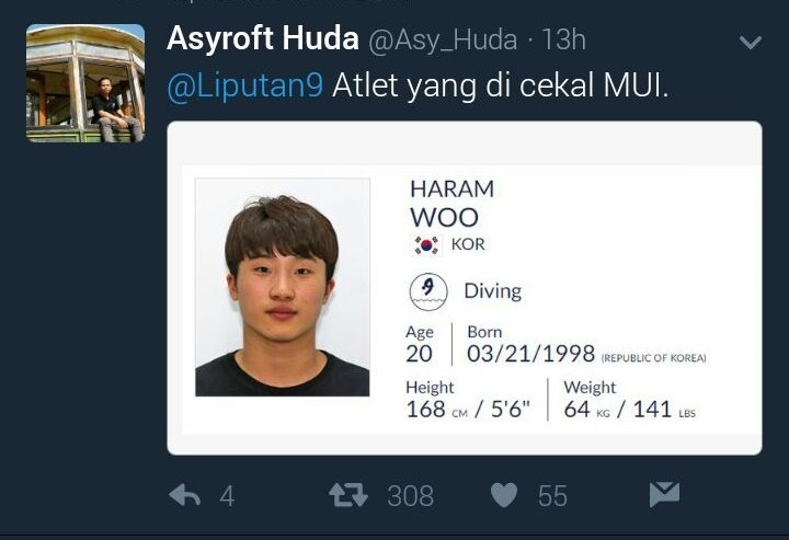 24 Nama Atlet yang Jadi Korban Plesetan Warganet. Bukan Nggak Menghargai, Tapi ini Receh Beneran :(