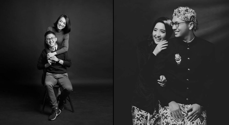 15 Ide Foto Pranikah Berkonsep Hitam Putih yang Tak Lekang oleh Waktu. Tinggal Maksimalkan Gayamu