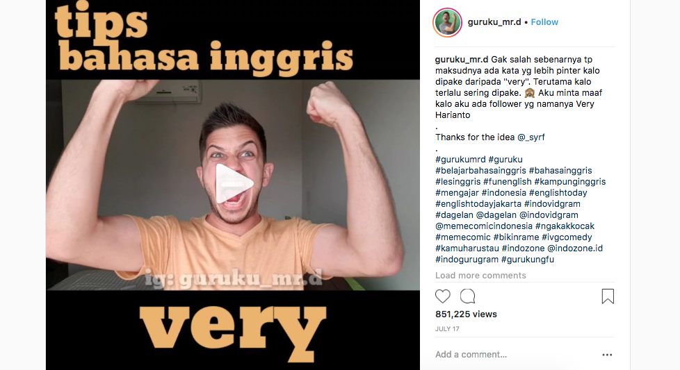 Belajar Bahasa Inggris Ala Mr. D yang Kocak dan Mudah Dipahami. Grammar Sampai Tenses, Semua Diajari!