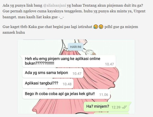 Minjemin KTP ke Teman yang Mau Cairin Poin, Ternyata Malah Dipakai buat Pinjaman Dana Online. Edan!