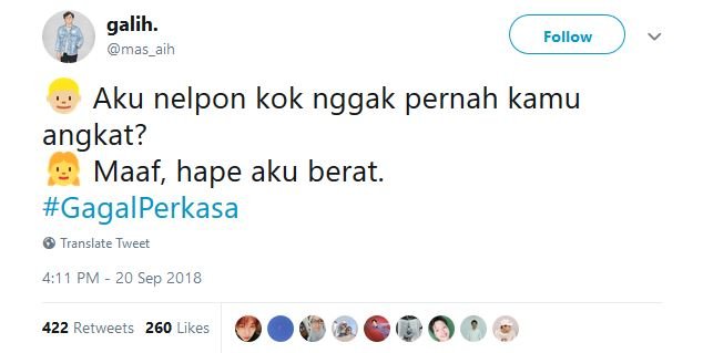 20 Tweet #GagalPerkasa ini Bakal Bikin Kamu Hati-Hati buat Deketin Gebetan. Jangan Sampai Kejadian!