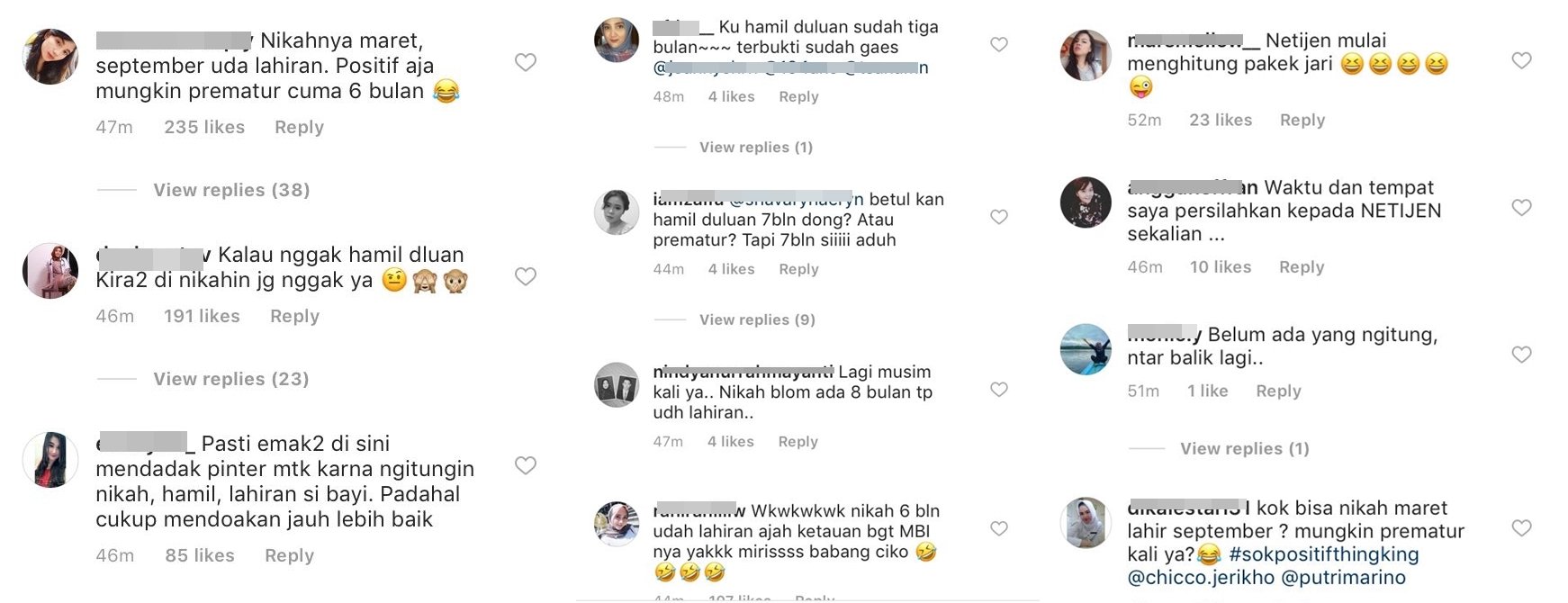 Putri Marino Melahirkan, Warganet Malah Sibuk Jadi Ahli Matematika. Kasih Selamat Aja Nggak Cukup, Ya?