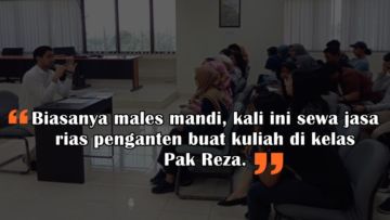 10 Skema Kuliah inilah yang Mungkin Terjadi Jika Reza Rahadian yang Jadi Dosen. Rajin Ngampus deh~