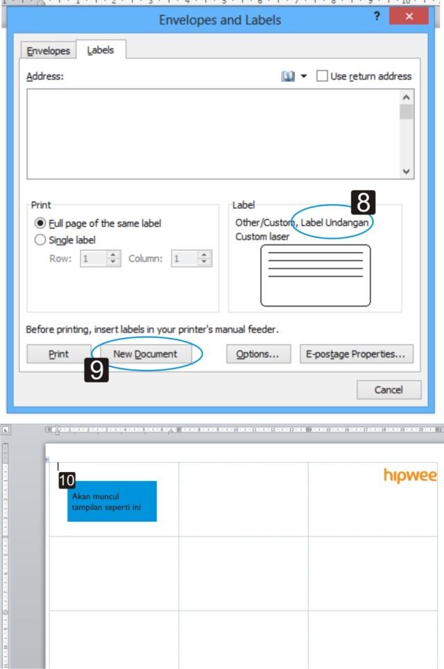 Tutorial Mudah Buat Label Nama Undangan Pernikahan Pakai Ms Office. Masih Zaman Ketik Manual?