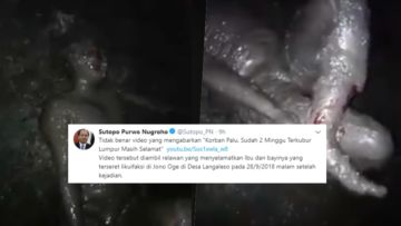 Nggak Cuma Soal Korban Palu Terkubur 2 Minggu, Inilah 3 Hoaks Terbaru yang Diklarifikasi Pak Sutopo