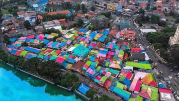 Kampung Bekelir, Spot Wisata yang Lagi Hits di Tangerang. Warna Warni dan Instagramable Abis!