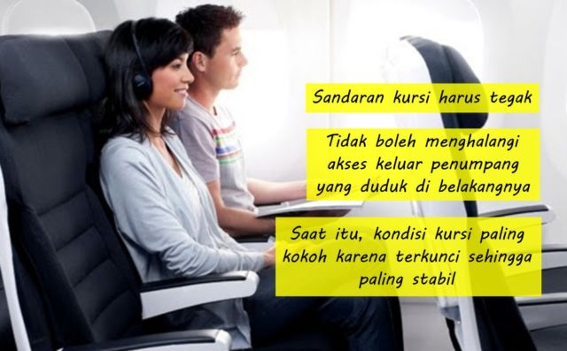 11 Menit Kritis Penerbangan. Yuk Pahami Makna 8 Instruksi yang Selalu Kita Dengar Saat-saat Itu