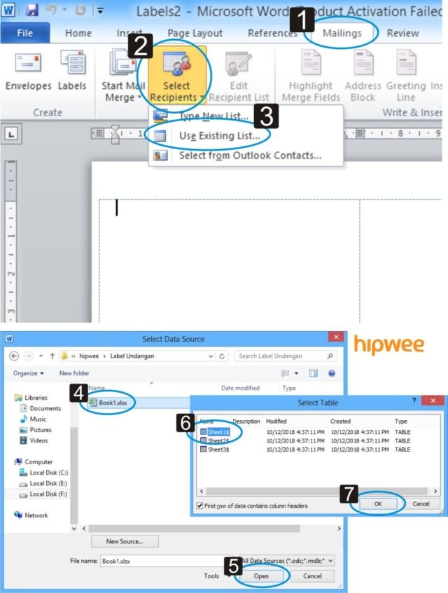 Tutorial Mudah Buat Label Nama Undangan Pernikahan Pakai Ms Office. Masih Zaman Ketik Manual?