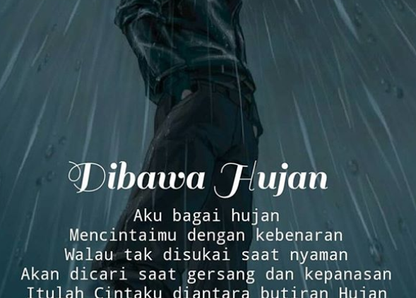 Gambar Kata  Hujan  Membawa  Berkah  Quote Hari Ini