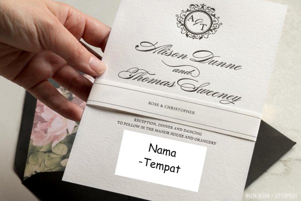 Tutorial Mudah Buat Label Nama Undangan Pernikahan Pakai Ms