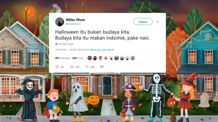 Halloween Bukanlah Budaya Kita, Melainkan 13 Hal ini. Warganet Memang Nggak Bisa Dibantah Lagi sih~