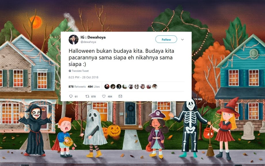 Halloween Bukanlah Budaya Kita, Melainkan 13 Hal ini. Warganet Memang Nggak Bisa Dibantah Lagi sih~