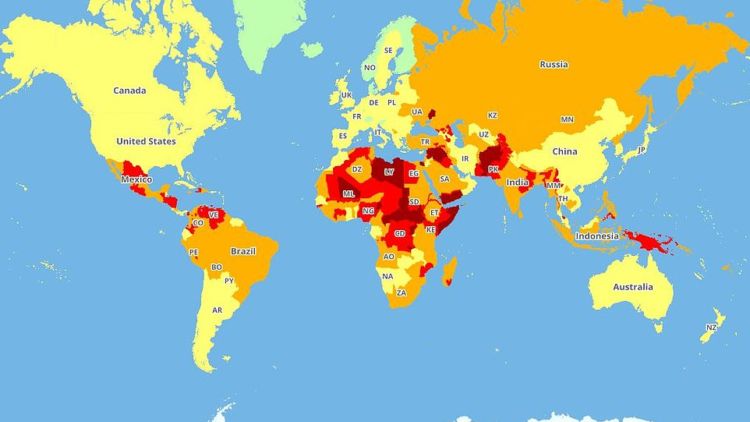 Travel Risk Map 2019, Peta Negara Paling Aman Hingga Paling Bahaya Dikunjungi di Dunia pada Tahun Depan!