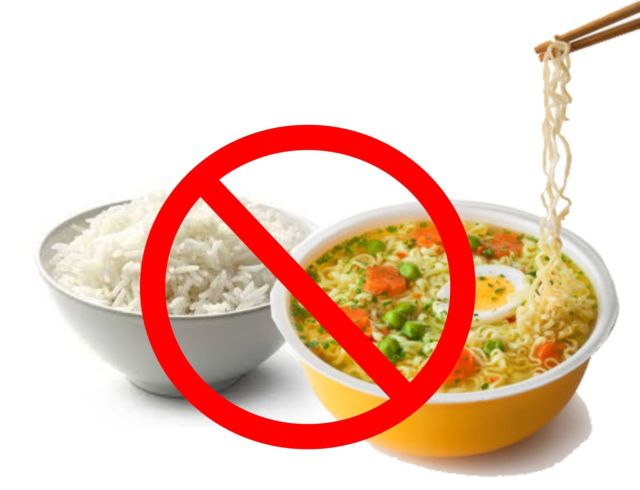 bahaya mie dicampur nasi