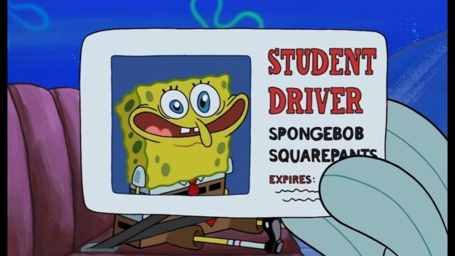 Spongebob Squarepants - Student Driver 1Hour