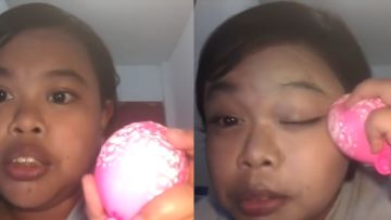 Viral Karena Pakai Balon Air sebagai Pengganti Beauty Blender, Begini Respons Positif Warganet. Keren!