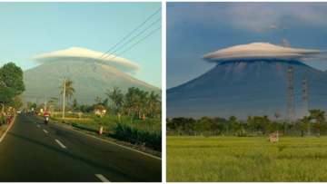 Fenomena Gunung Semeru ‘Bertopi’ yang Viral di Sosial Media. Pak Sutopo: Bisa Buat Foto Prewedding