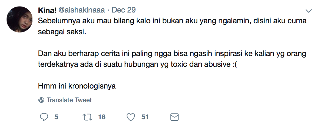 Bikin Utas Soal Kekerasan dalam Hubungan, Cewek ini Malah Ceritakan Kucing dan Kadal. Plot Twist!