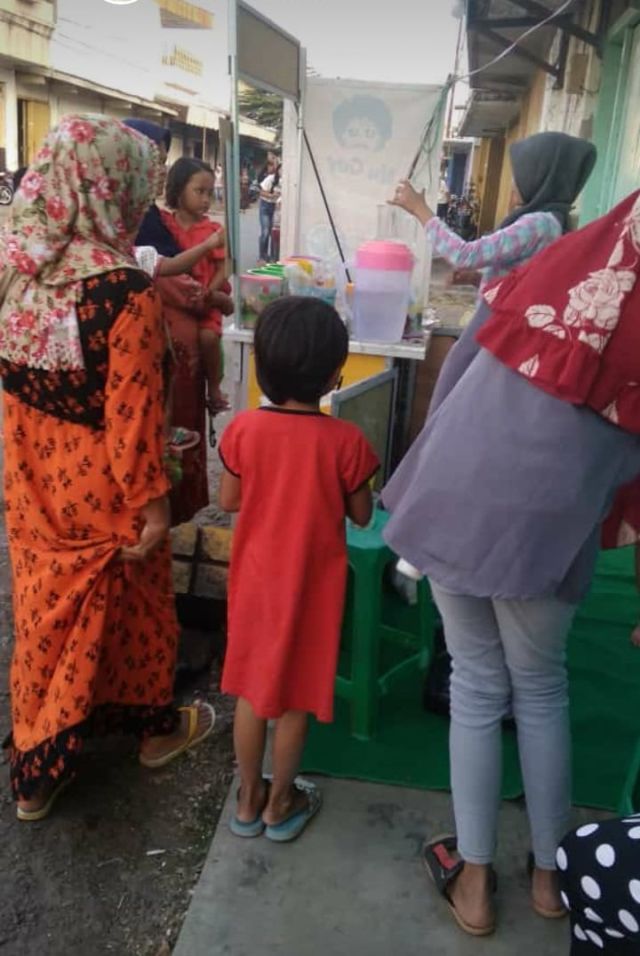 Penjual Minuman coklat