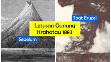 10 Potret Dahsyatnya Letusan Krakatau Tahun 1883. Sampai Timbulkan Tsunami Raksasa 40 Meter!