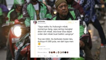 Lama Menunggu Dipertemukan Lagi dengan Penumpangnya, Cerita Driver Ojol ini Bikin Kita Ikut Bahagia