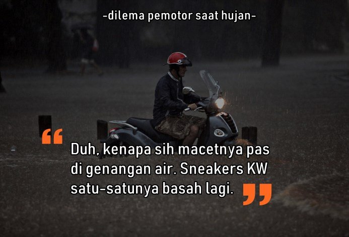 Selain Basah, 8 Masalah ini Pasti Dialami Pengendara Motor Saat Hujan. Sepele sih, Tapi Nyakitiiiin, kan?