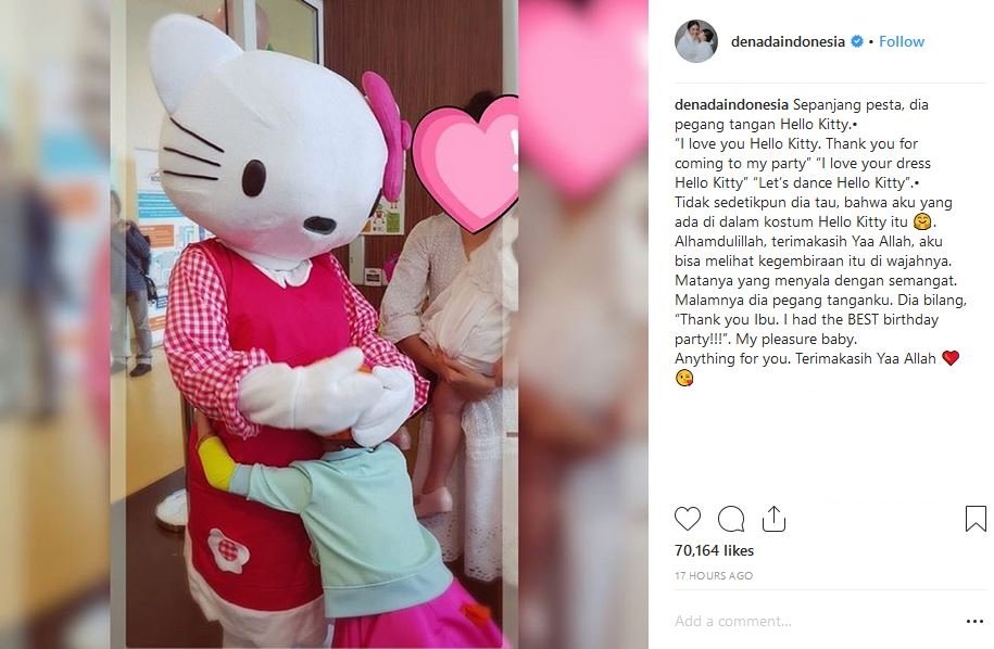 Demi Wujudkan Impian sang Anak, Denada Rela Diam-Diam Jadi Badut di Perayaan Ultah Shakira. Terharu~