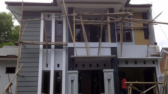 Komponen bangunan terikat dengan baik