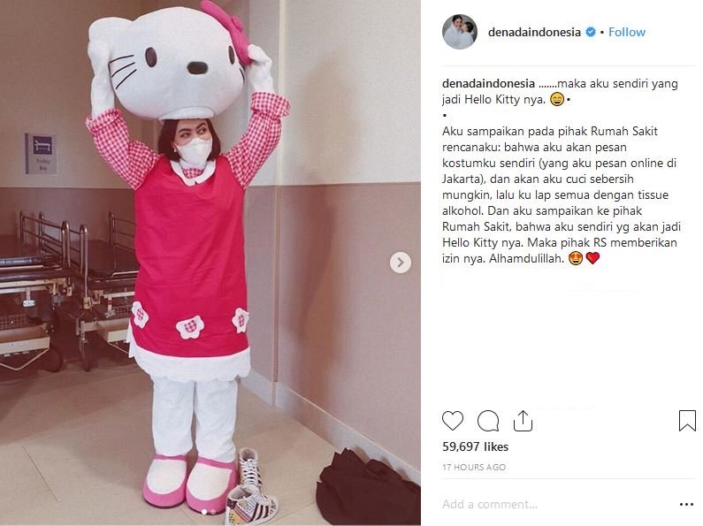 Demi Wujudkan Impian sang Anak, Denada Rela Diam-Diam Jadi Badut di Perayaan Ultah Shakira. Terharu~