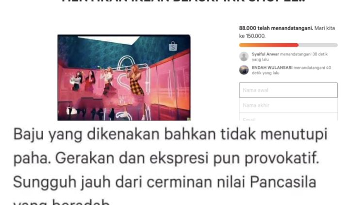 Paha Blackpink Kelihatan di Iklan Shopee Jadi Perdebatan Panas! Sampai Suruh Boikot Shopee Lo