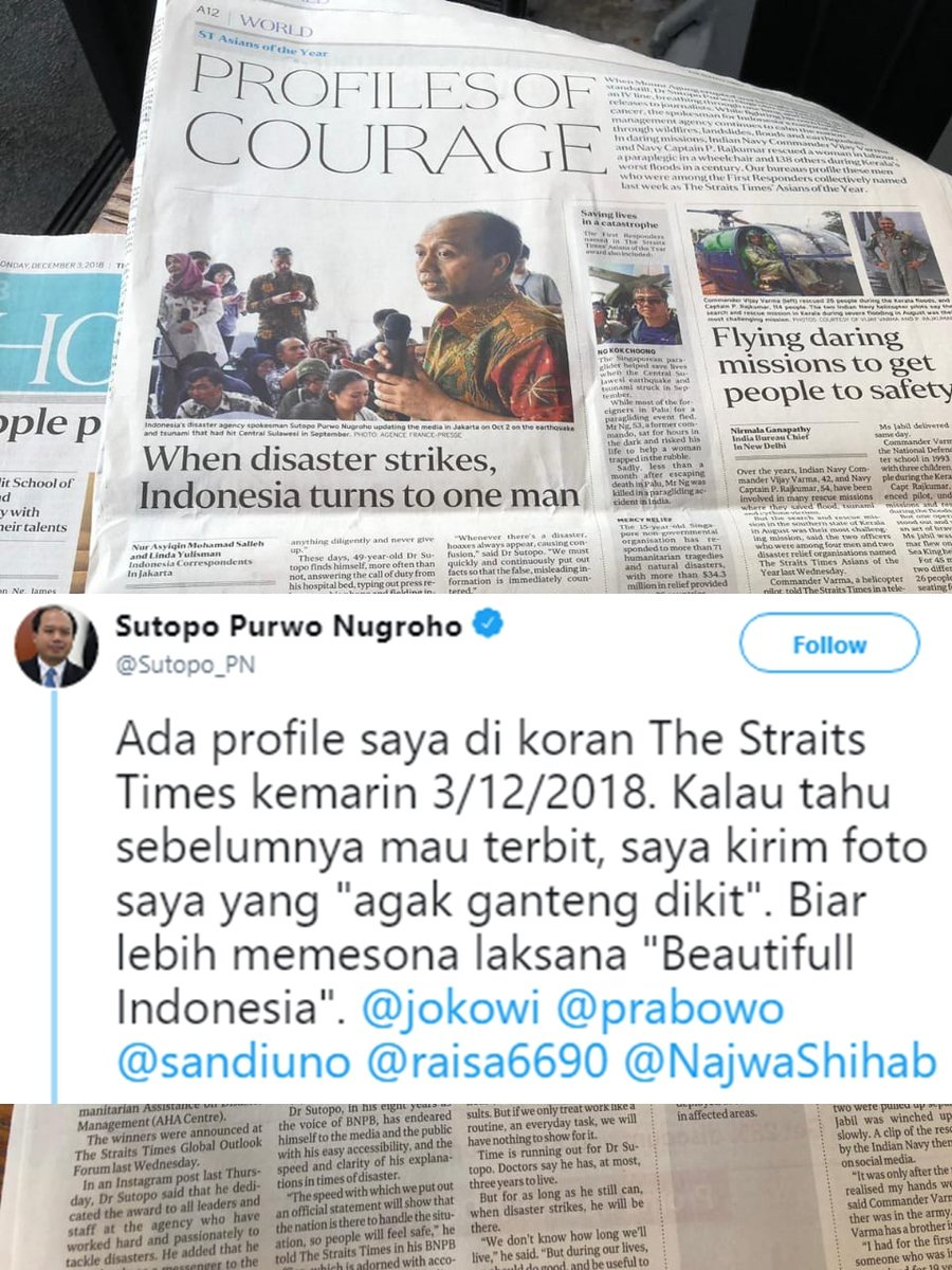 9 Petuah Kocak dan Bikin Baper ala Pak Sutopo. Yang Penting sih Tetap Informatif buat Semua Orang 23 9 Petuah Kocak dan Bikin Baper ala Pak Sutopo. Yang Penting sih Tetap Informatif buat Semua Orang