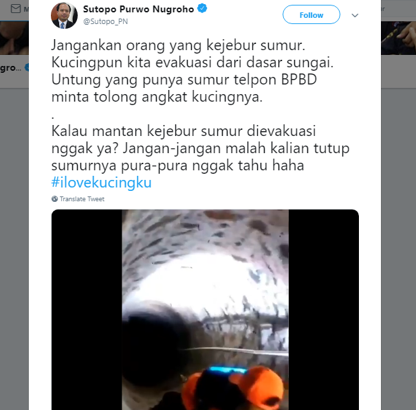 9 Petuah Kocak dan Bikin Baper ala Pak Sutopo. Yang Penting sih Tetap Informatif buat Semua Orang 25 9 Petuah Kocak dan Bikin Baper ala Pak Sutopo. Yang Penting sih Tetap Informatif buat Semua Orang