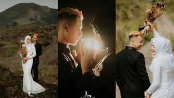 10 Foto Postwedding Pasangan Atlet Hanifan-Pipiet. Unik dalam Balutan Baju Pencak Silat!