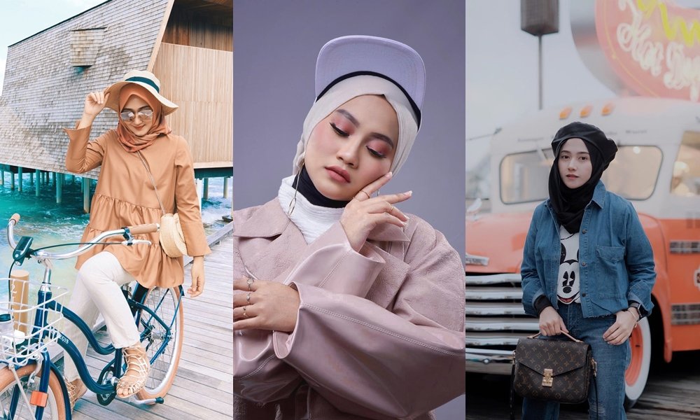 12 Gaya Hijab Pake Topi yang Kreatif dan Keren