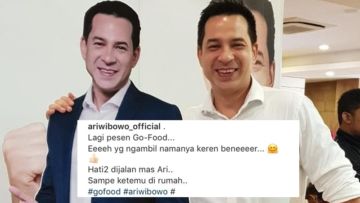 Pesan Makan Lewat Aplikasi Ojol, Ari Wibowo Ketemu Sosok Tak Terduga. Kocak!