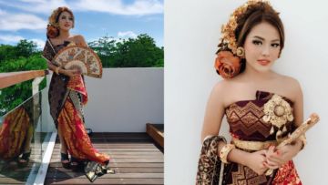 Aurel Tampil Cantik dengan Baju Adat Bali, Warganet Malah Salfok ke Komentar Krisdayanti di Fotonya