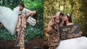 10 Foto Prewedding di Hutan dengan Tema yang Unik. Nggak Kalah Sama Ammar Zoni dan Irish Bella!