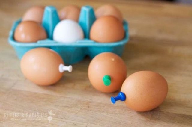 trik mengupas telur