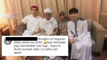 Bukannya Mendoakan, Warganet Justru Berkomentar Miring Saat Ustad Arifin Ilham Dirawat. Duh!