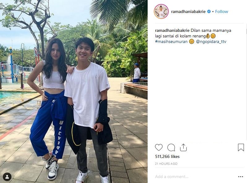 Dibilang Cocok Jadi Pacar Iqbal, Nia Ramadhani Didukung Jadi 'The Next Milea' di Foto Ini
