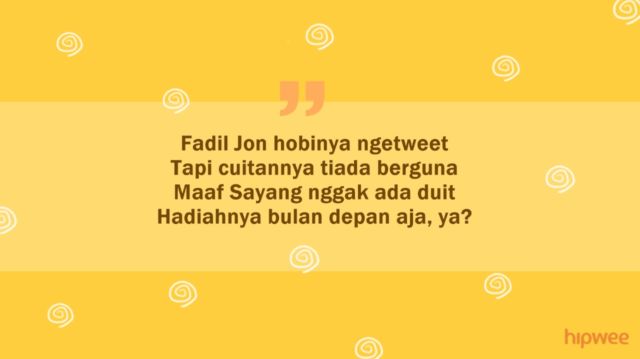 pantun ucapan ulang tahun