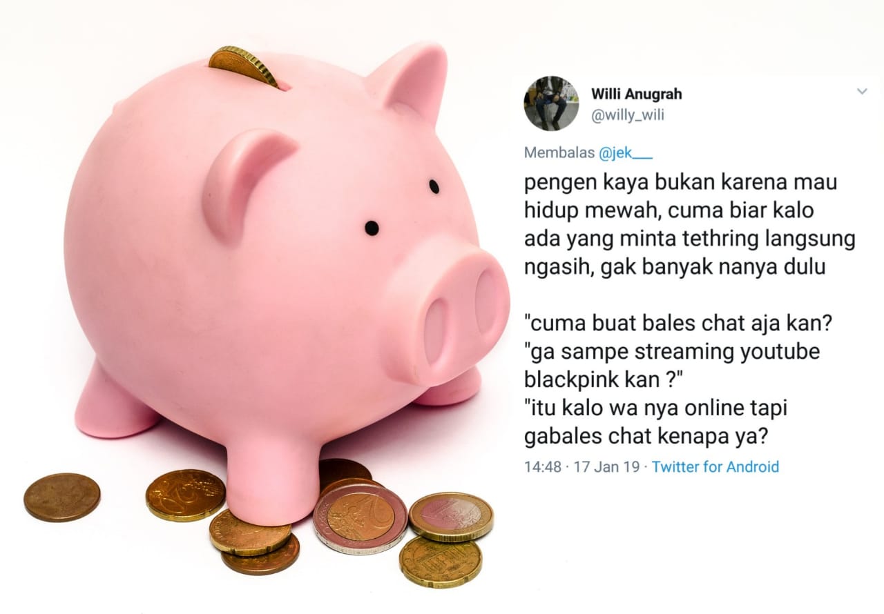 12 Motivasi Sobat Missqueen Pengen Jadi Orang Kaya. Nggak Melulu Soal Mobil Mewah dan Rumah Megah~